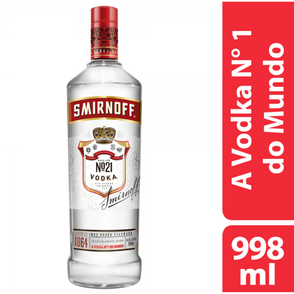 Bunker Bebidas - vodka smirnoff 998ml