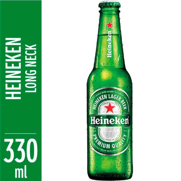 Bunker Bebidas - cerveja heineken long neck 330ml
