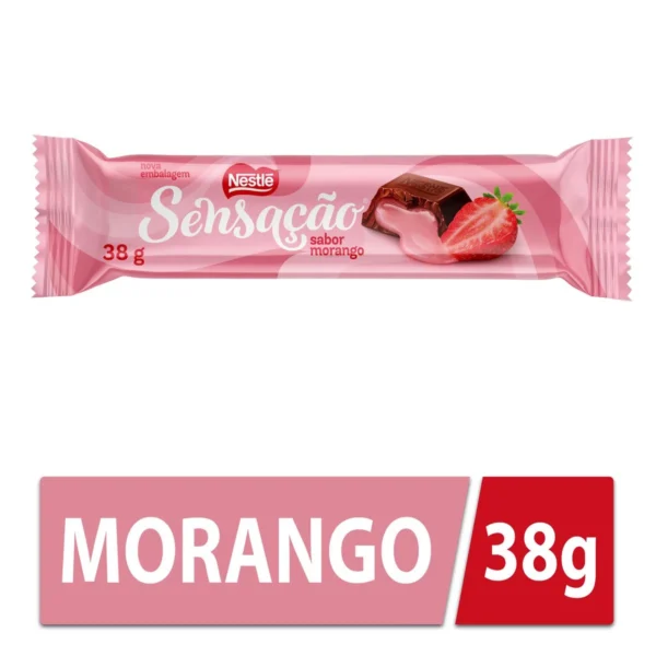 Bunker Bebidas - CHOCOLATE SENSACAO MORANGO 38G UN